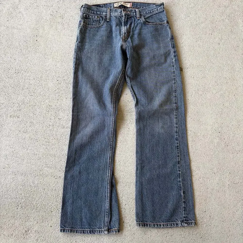 Levi's Low Boot Cut Y2K Blue Denim Jeans